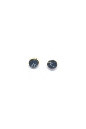 
                
                    Upload image to gallery, Lena Earrings - Black Marble Plated
                
            