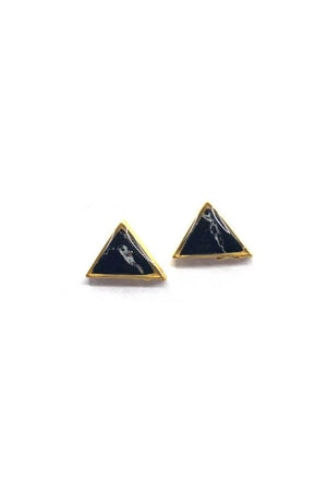 
                
                    Upload image to gallery, Helena Earrings - Black Marble Plated
                
            