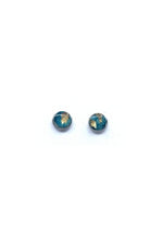 Lena Earrings - Turquoise pewter