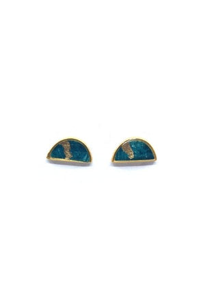 
                
                    Upload image to gallery, Lili Earrings - Turquoise Plated
                
            