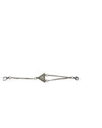 Bracelet Maya - Étain,  marbre blanc