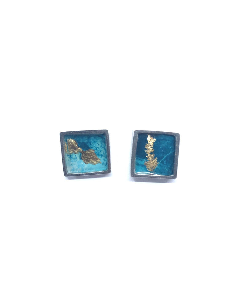 
                
                    Upload image to gallery, Mila Earrings - Turquoise Pewter
                
            