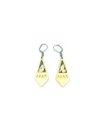 Maïka Earrings - Blue Plated