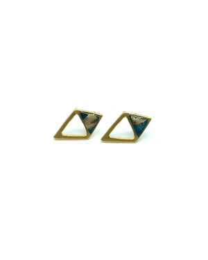 
                
                    Upload image to gallery, Gabriella Earrings - Turquoise Plated
                
            