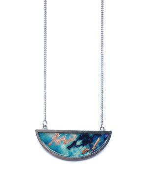 Collier Bella - Étain, Indigo cuivré