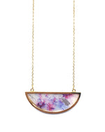 Bella Necklace - GOLD Plated, Shades of pink
