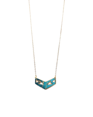 
                
                    Upload image to gallery, Gigi Necklace - Gold Plated, Turquoise and Gold
                
            