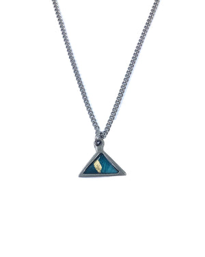 Collier Meli - Étain, Turquoise et or