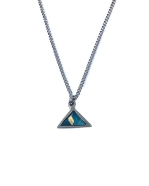 
                
                    Upload image to gallery, Meli necklace - Pewter, Turquoise and gold
                
            
